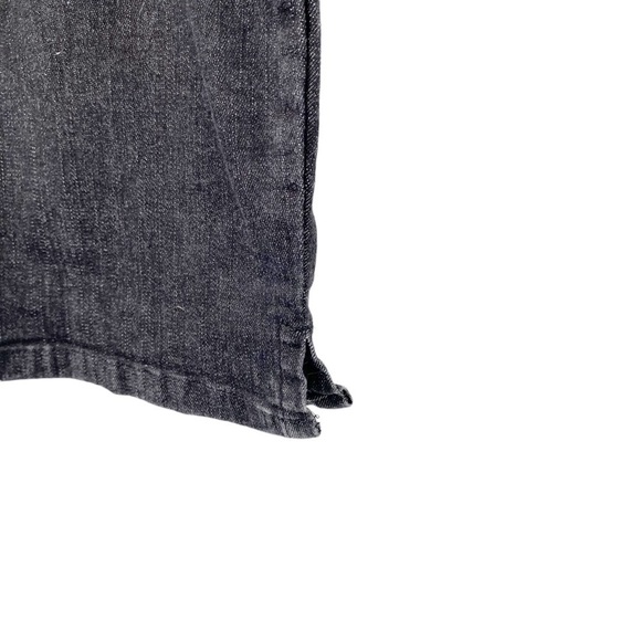 Woman Within Dark Gray Denim Capri w Elastic Waist Pull On w Pockets Sz 24W - Picture 4 of 8